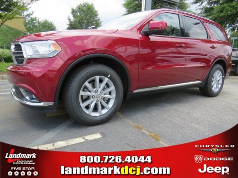 Deep Cherry Red Crystal Pearl Dodge Durango SXT.  Click to enlarge.