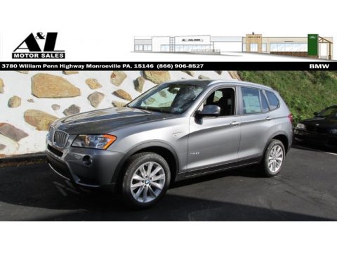 Space Gray Metallic BMW X3 xDrive28i.  Click to enlarge.