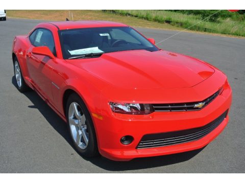 Red Hot Chevrolet Camaro LT Coupe.  Click to enlarge.