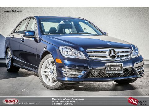Lunar Blue Metallic Mercedes-Benz C 250 Sport.  Click to enlarge.