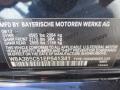 BMW Color Code A89 Imperial Blue Metallic #19 BMW Color Code A89 Imperial Blue Metallic #19