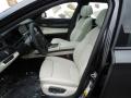  2014 BMW 7 Series Ivory White/Black Interior #12