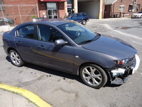 Galaxy Gray Mica Mazda MAZDA3 i Sport Sedan. Click to enlarge. Galaxy Gray Mica Mazda MAZDA3 i Sport Sedan. Click to enlarge.