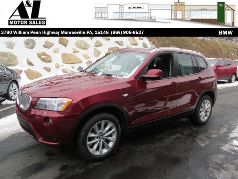 Vermilion Red Metallic BMW X3 xDrive28i. Click to enlarge. Vermilion Red Metallic BMW X3 xDrive28i. Click to enlarge.