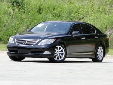 Obsidian Black Lexus LS 460.  Click to enlarge.