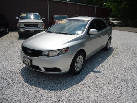 Bright Silver Kia Forte LX.  Click to enlarge.