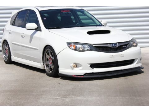 Satin White Pearl Subaru Impreza WRX Wagon.  Click to enlarge.