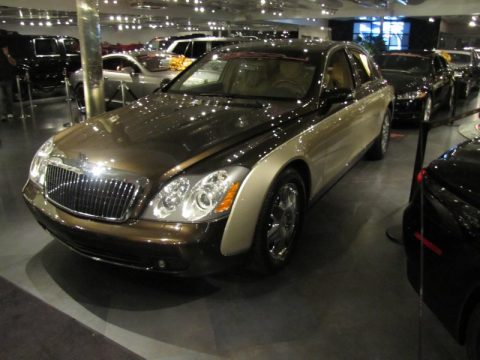 Custom Brown/Beige Maybach 57 .  Click to enlarge.