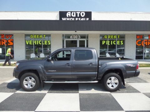 Magnetic Gray Metallic Toyota Tacoma V6 TRD Sport Prerunner Double Cab.  Click to enlarge.