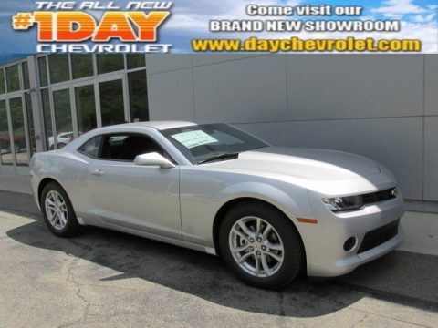 Silver Ice Metallic Chevrolet Camaro LS Coupe.  Click to enlarge.