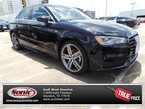 Brilliant Black Audi A3 2.0 Prestige quattro.  Click to enlarge.