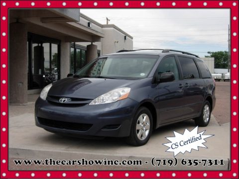 Slate Gray Metallic Toyota Sienna LE.  Click to enlarge.