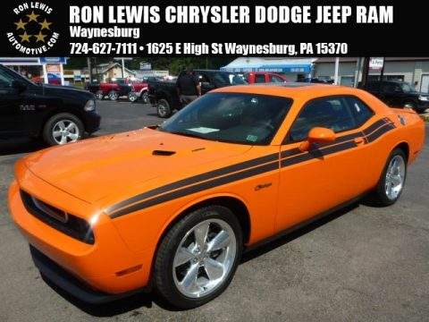 Header Orange Dodge Challenger R/T Classic.  Click to enlarge.