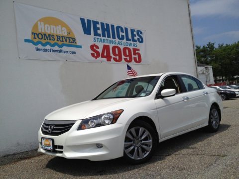 White Orchid Pearl Honda Accord EX-L V6 Sedan.  Click to enlarge.