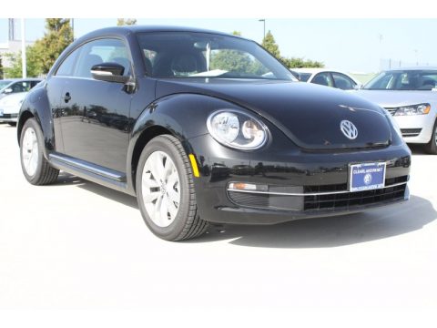 Black Volkswagen Beetle TDI.  Click to enlarge.