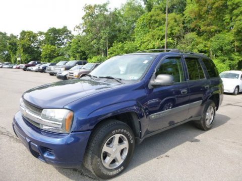 Indigo Blue Metallic Chevrolet TrailBlazer LS 4x4.  Click to enlarge.