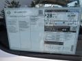  2014 Nissan Cube 1.8 S Window Sticker #12