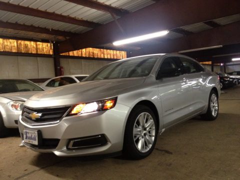 Silver Ice Metallic Chevrolet Impala LS.  Click to enlarge.