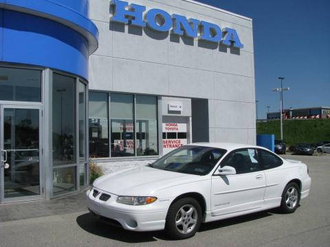 Bright White Pontiac Grand Prix GT Coupe.  Click to enlarge.