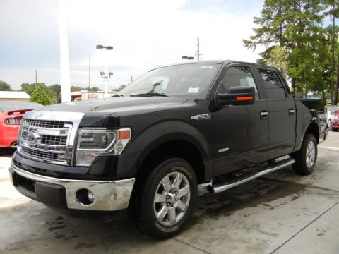 Tuxedo Black Ford F150 XLT SuperCrew.  Click to enlarge.