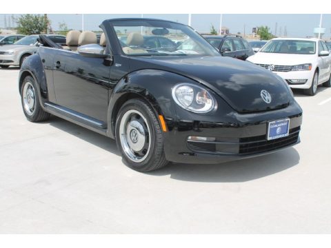 Black Volkswagen Beetle 2.5L Convertible 50s Edition.  Click to enlarge.