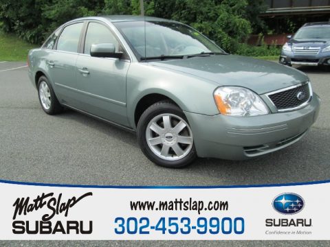 Titanium Green Metallic Ford Five Hundred SE AWD.  Click to enlarge.