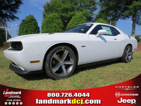 Bright White Dodge Challenger R/T 100th Anniversary Edition.  Click to enlarge.
