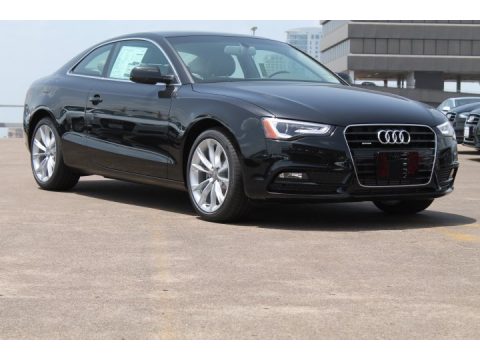 Phantom Black Pearl Audi A5 2.0T quattro Coupe.  Click to enlarge.