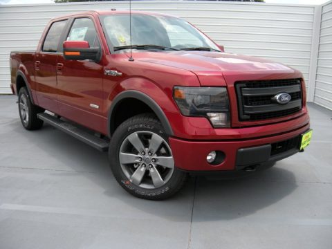 Ruby Red Ford F150 FX4 SuperCrew 4x4.  Click to enlarge.