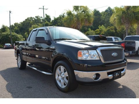 Black Ford F150 Lariat SuperCab.  Click to enlarge.