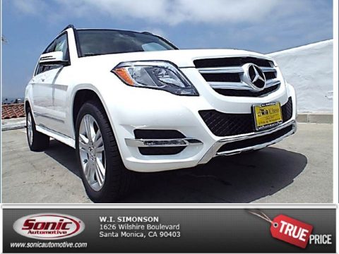 Polar White Mercedes-Benz GLK 350.  Click to enlarge.