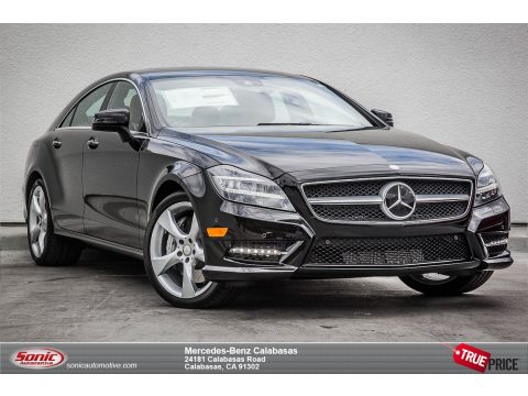 Black Mercedes-Benz CLS 550 Coupe.  Click to enlarge.