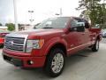 Front 3/4 View of 2012 Ford F150 Platinum SuperCrew 4x4 #1