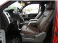  2012 Ford F150 Platinum Sienna Brown/Black Leather Interior #13