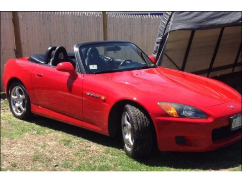 New Formula Red Honda S2000 Roadster.  Click to enlarge.