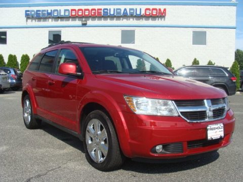 Inferno Red Crystal Pearl Coat Dodge Journey SXT AWD.  Click to enlarge.