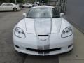  2013 Chevrolet Corvette Arctic White/60th Anniversary Pearl Silver Blue Stripes #9