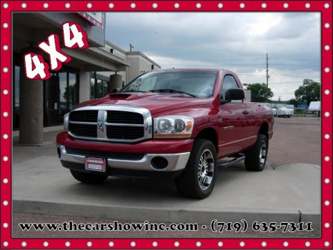 Inferno Red Crystal Pearl Dodge Ram 1500 ST Regular Cab 4x4.  Click to enlarge.