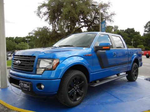 Blue Flame Ford F150 FX2 SuperCrew.  Click to enlarge.