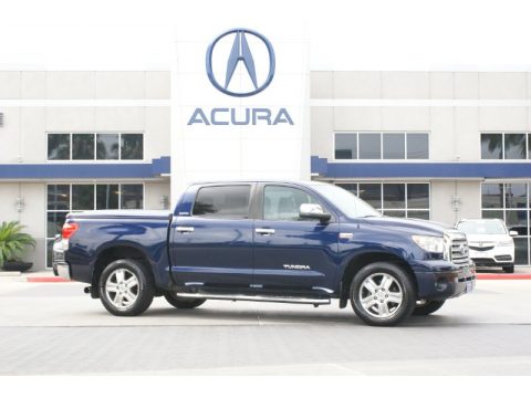 Nautical Blue Metallic Toyota Tundra Limited CrewMax.  Click to enlarge.