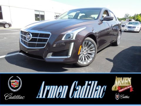 Majestic Plum Metallic Cadillac CTS Luxury Sedan AWD.  Click to enlarge.