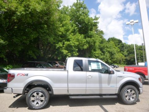 Ingot Silver Ford F150 FX4 SuperCab 4x4.  Click to enlarge.