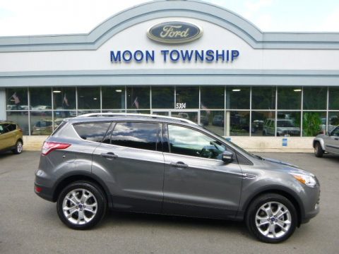 Sterling Gray Ford Escape Titanium 2.0L EcoBoost 4WD.  Click to enlarge.