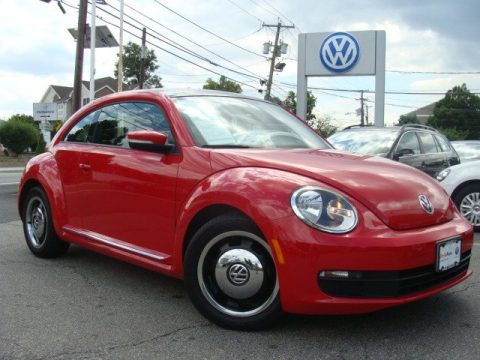 Tornado Red Volkswagen Beetle 2.5L.  Click to enlarge.