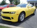 Front 3/4 View of 2015 Chevrolet Camaro LS Coupe #1