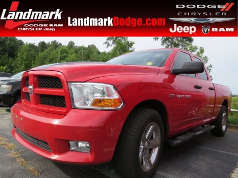 Flame Red Dodge Ram 1500 ST Quad Cab.  Click to enlarge.