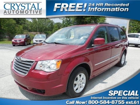 Inferno Red Crystal Pearl Chrysler Town & Country Touring.  Click to enlarge.