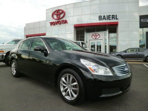 Black Obsidian Infiniti G 35 x Sedan.  Click to enlarge.