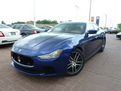 Blu Emozione (Blue) Maserati Ghibli S Q4.  Click to enlarge.