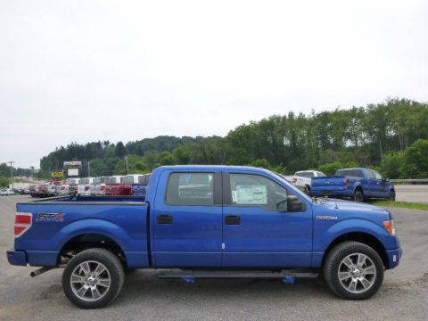 Blue Flame Ford F150 STX SuperCrew 4x4.  Click to enlarge.